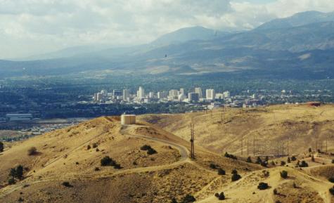 [View of Reno from atop Red Peak]